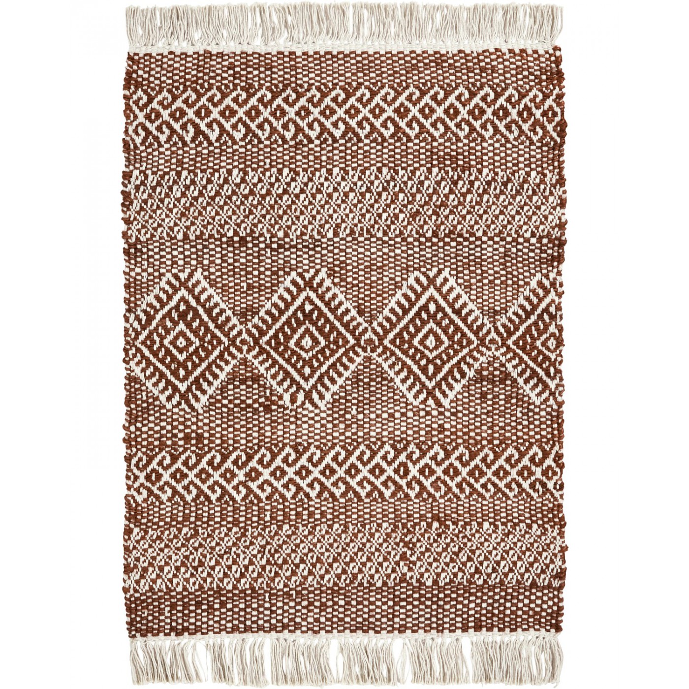 Tapis en jute et coton Ethnic 90x60 cm, HOUSE DOCTOR