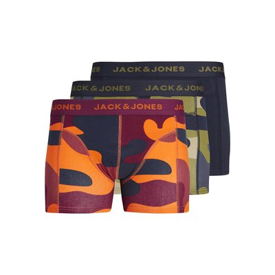 3er-Pack Boxerpants, 2x gemustert + 1x uni JACK & JONES