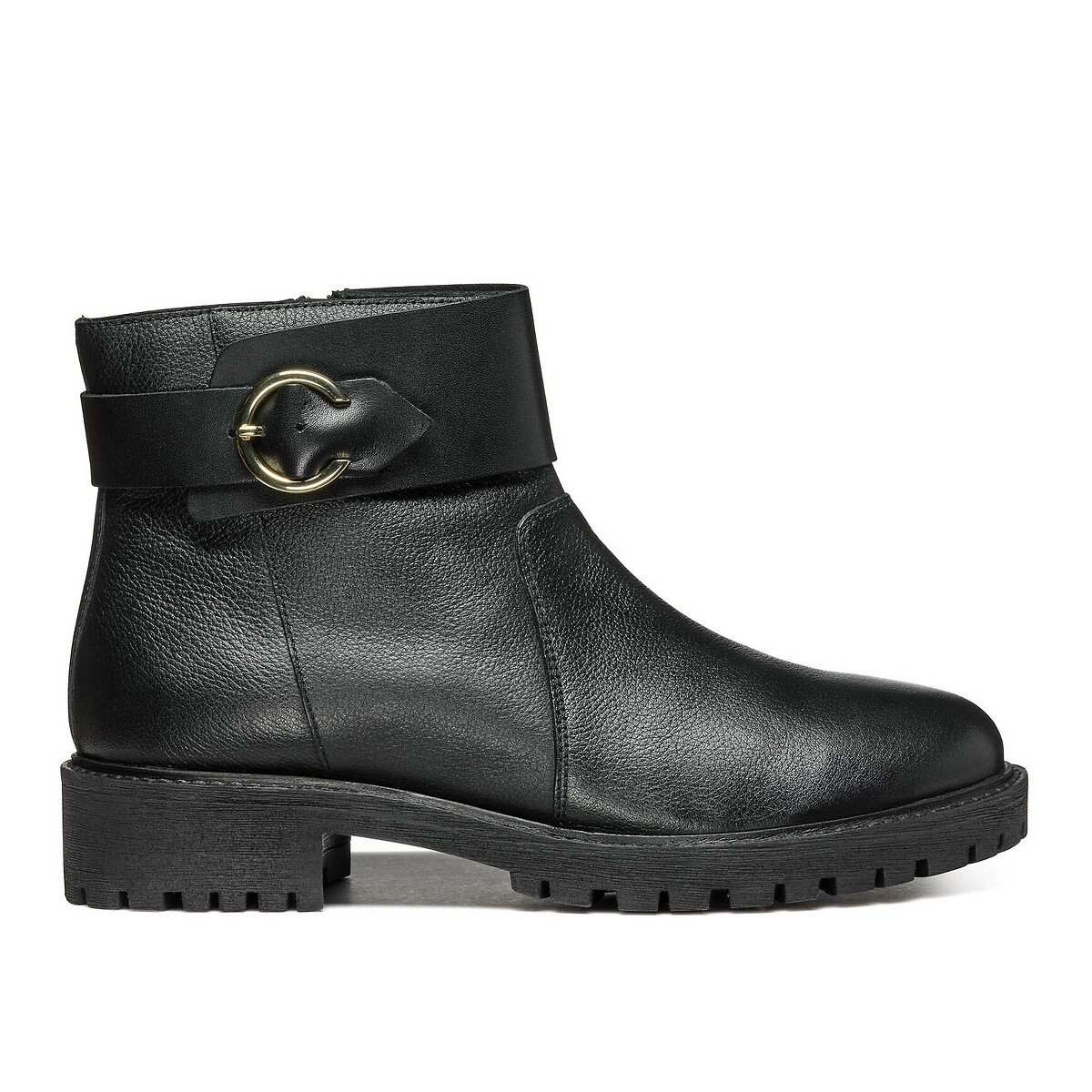 Ademende bottines in leer Hoara
