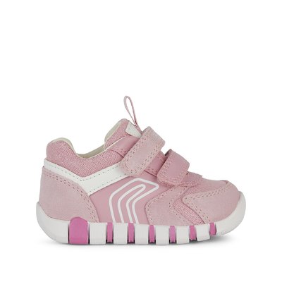 Kids Iupidoo Soft Breathable Trainers with Touch 'n' Close Fastening GEOX