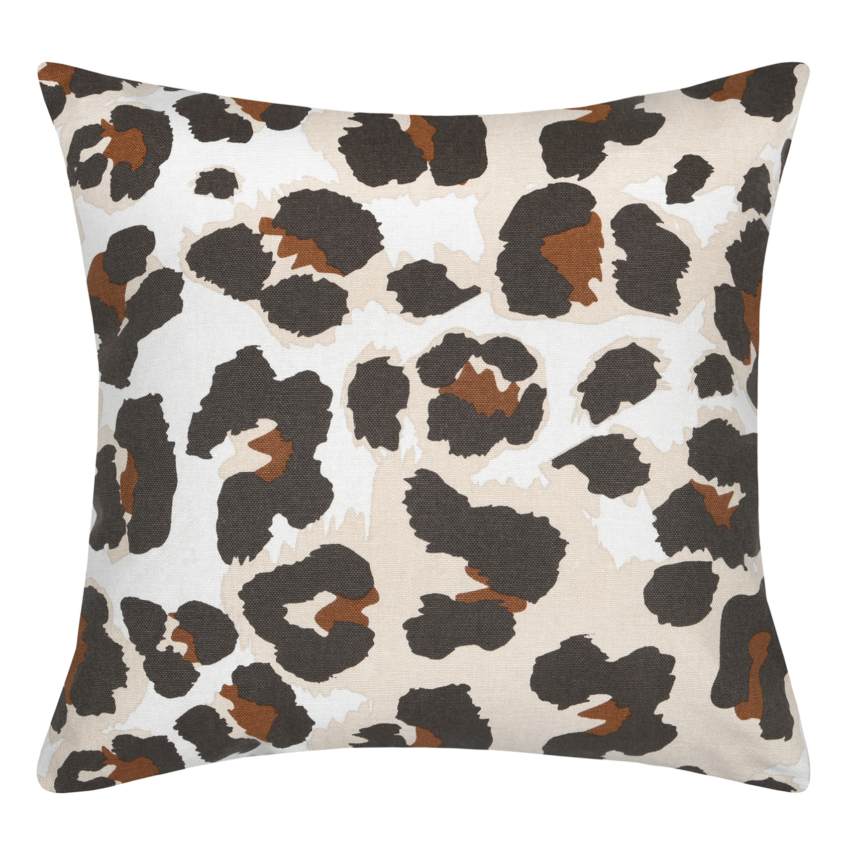 Housse de coussin imprimée motif léopard, LOVELY CASA