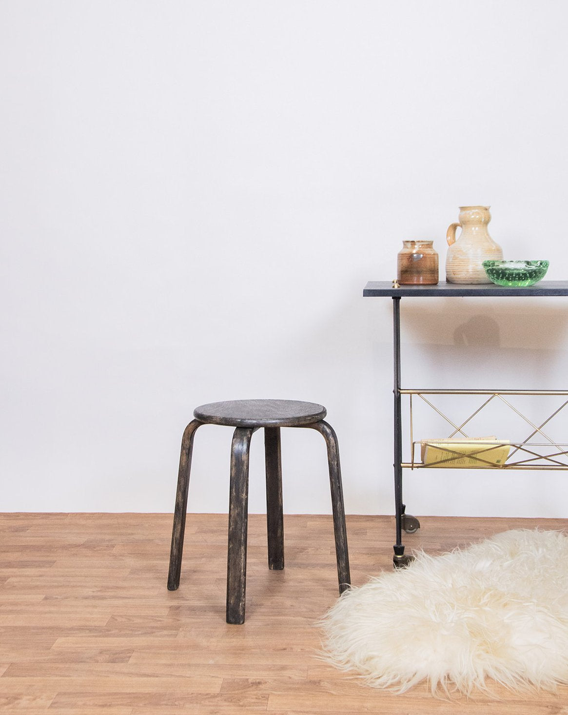 Tabouret Alvar Aalto Axel N°70 - Bon état, DEBONGOUT