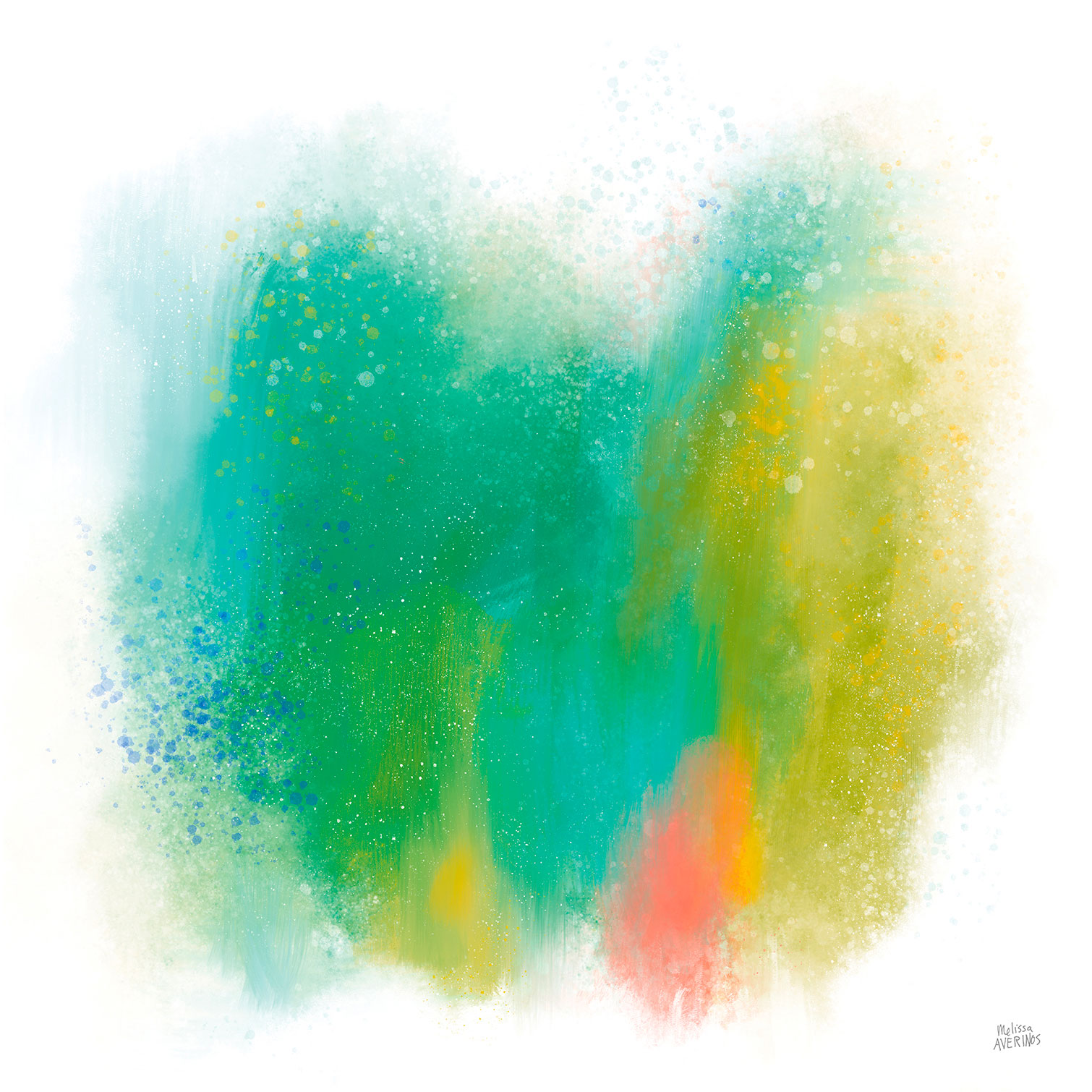 Tableau happy green, HEXOA