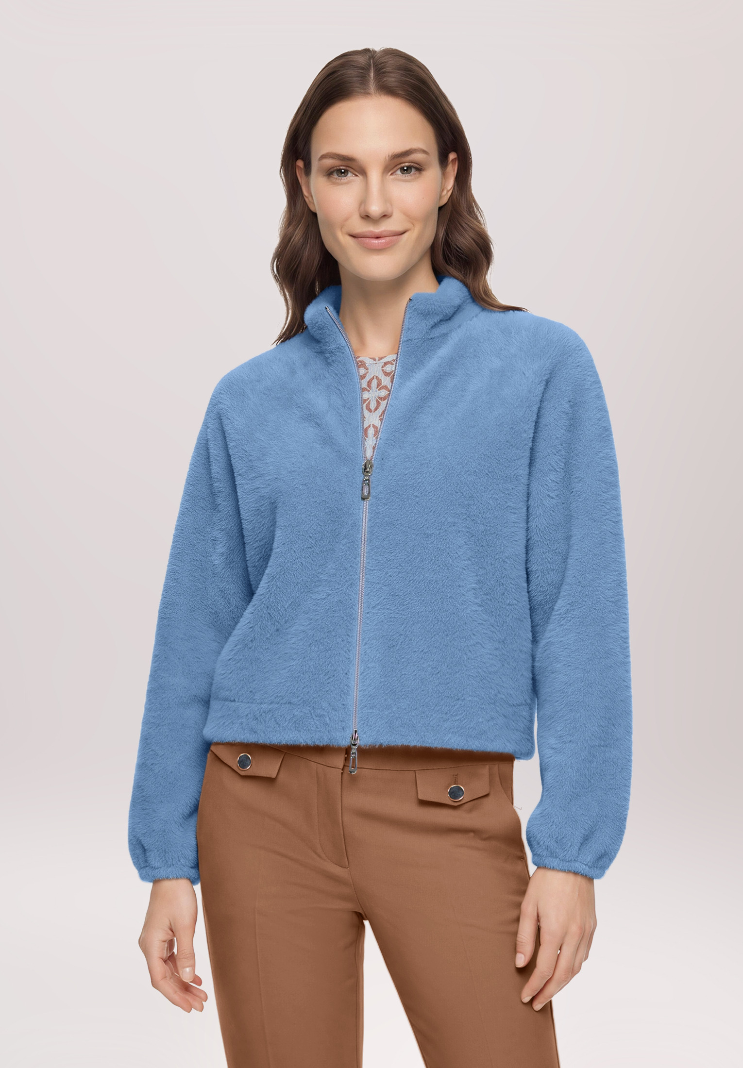 Cardigan en maille à fermeture zippée, BETTY BARCLAY