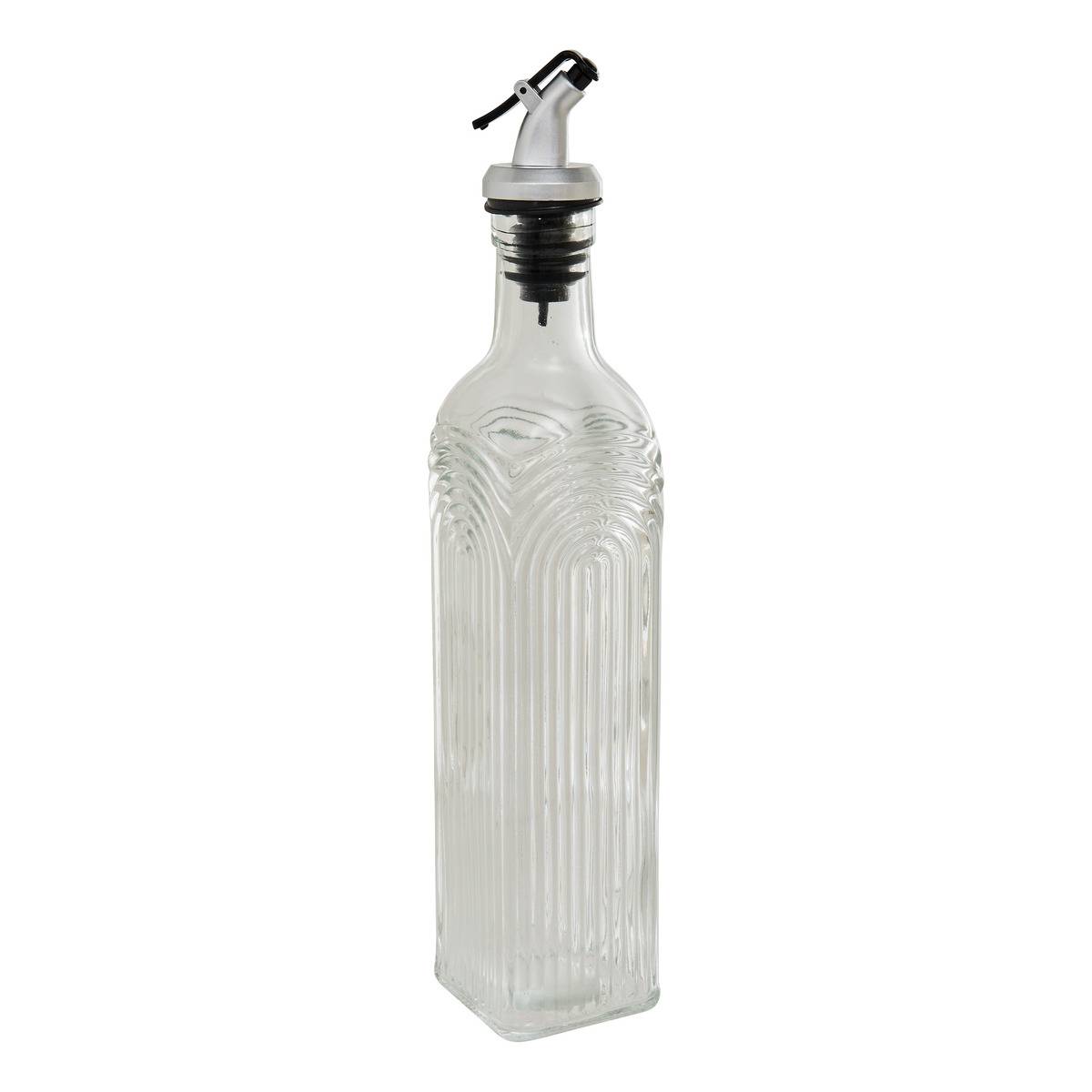 Bouteille à condiment rectangulaire en verre 0,5L, 5FIVE SIMPLY SMART