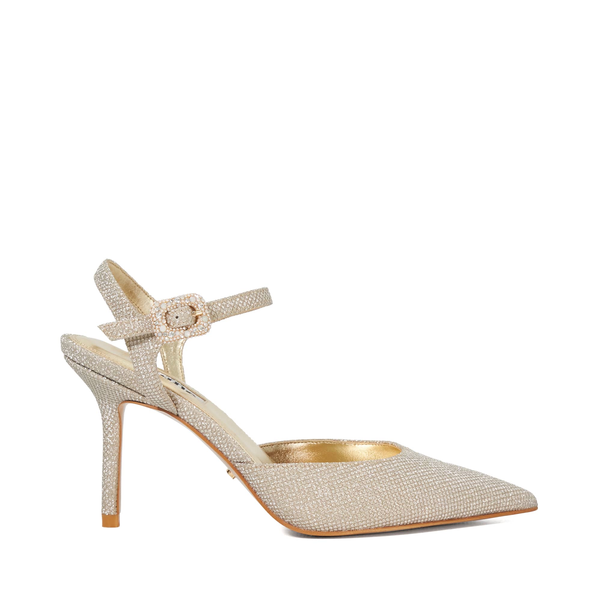 Escarpins à talons à boucle coupe large - Wide Fit CHANNEL, DUNE LONDON