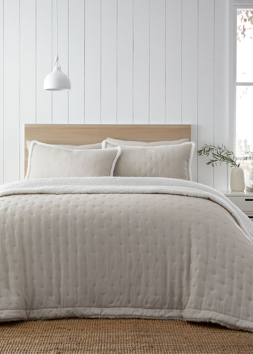 Cosy Nori Sherpa Bedspread, CATHERINE LANSFIELD
