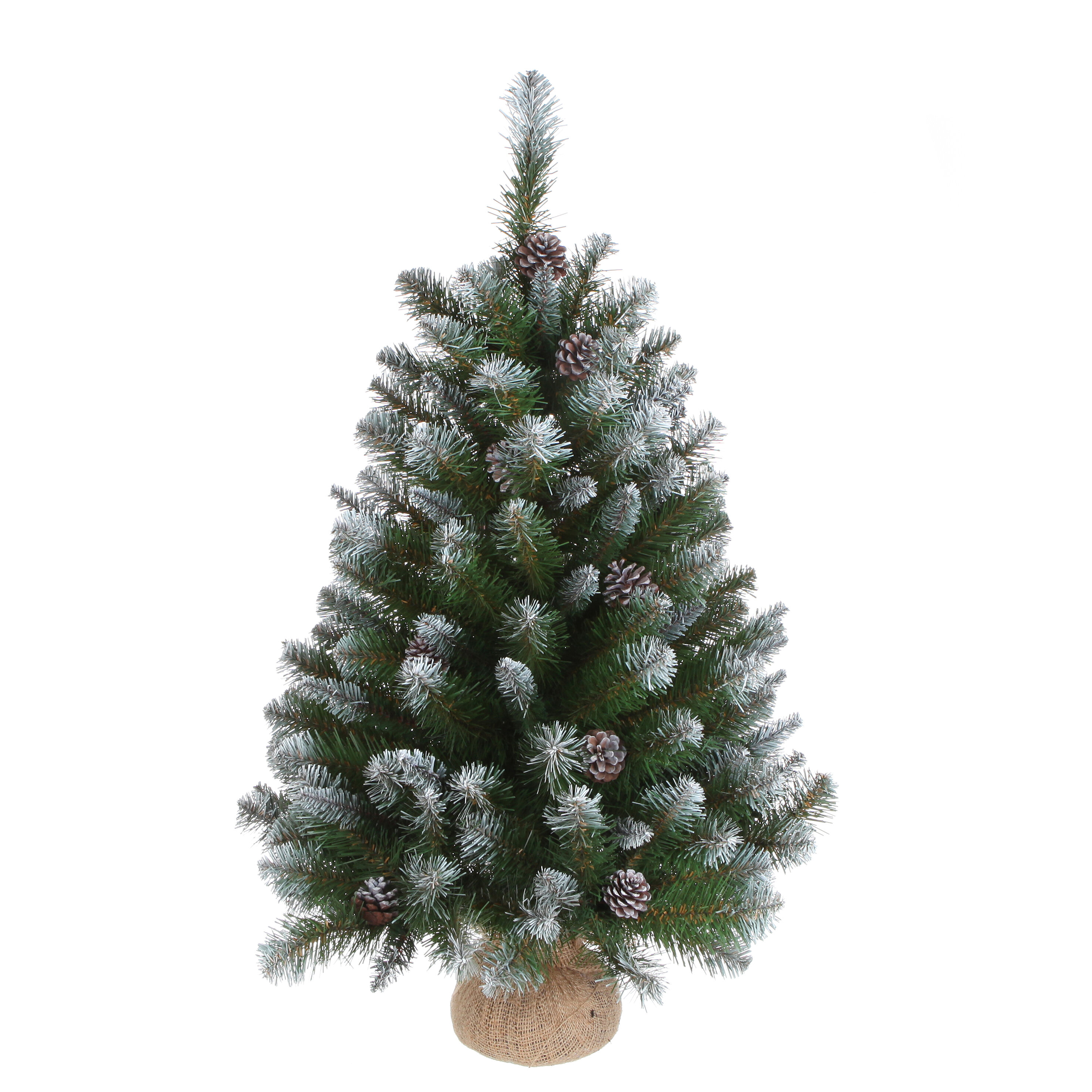 Sapin de Noël artificiel dans un sac en jute EMPRESS, TRIUMPH TREE