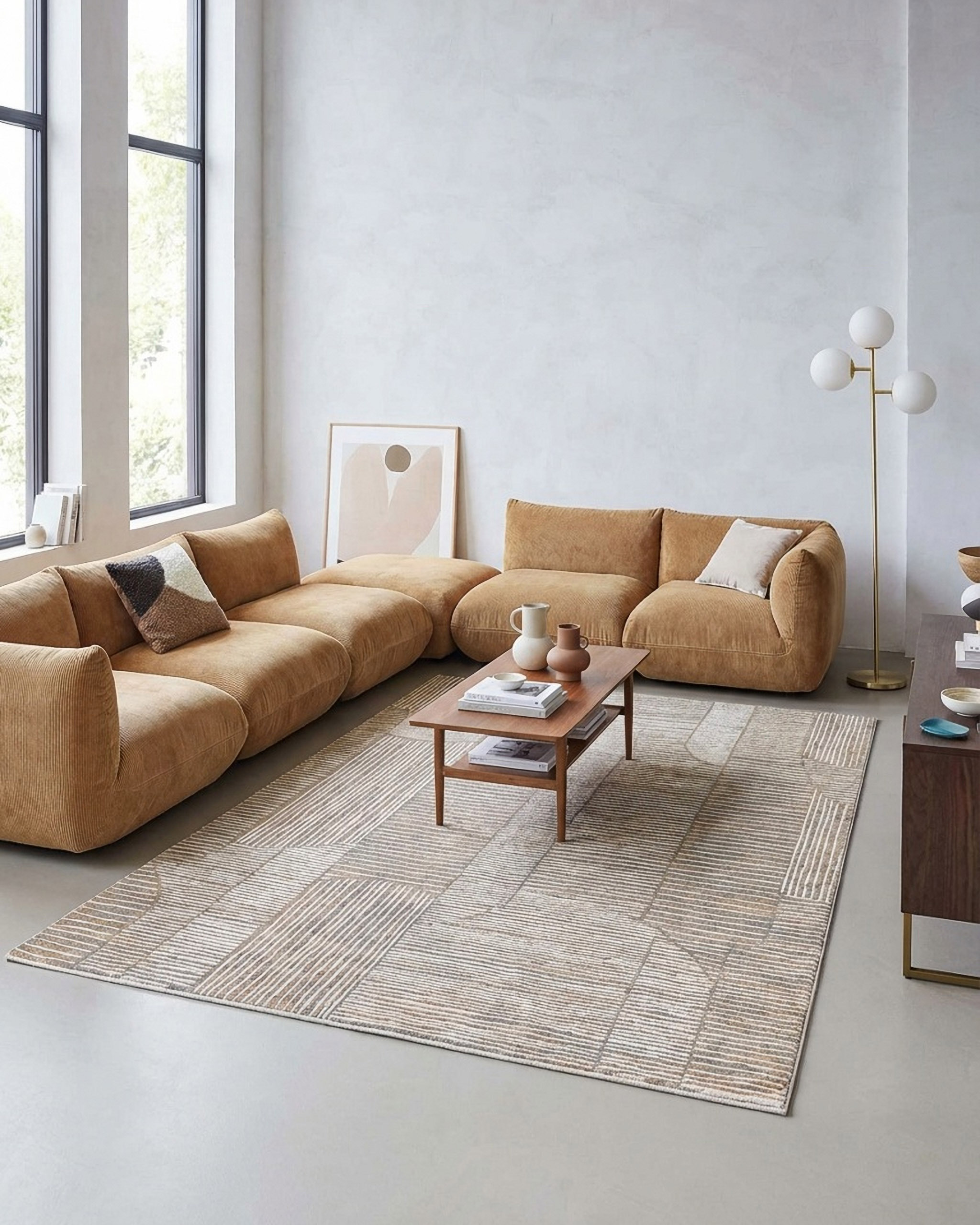 WECONhome Raymond par Esprit, tissé machine, tapis poils courts, motif rayé avec effet relief, certifié OEKO-TEX® ,  Raymond, ESPRIT