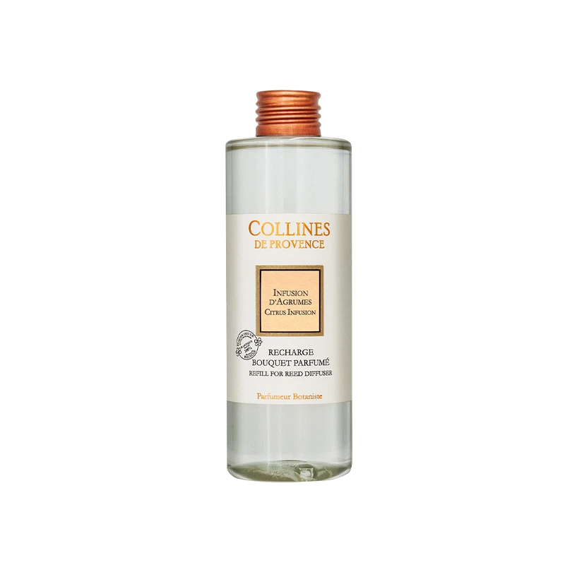 Recharge Diffuseur de parfum INFUSION D'AGRUMES, COLLINES DE PROVENCE
