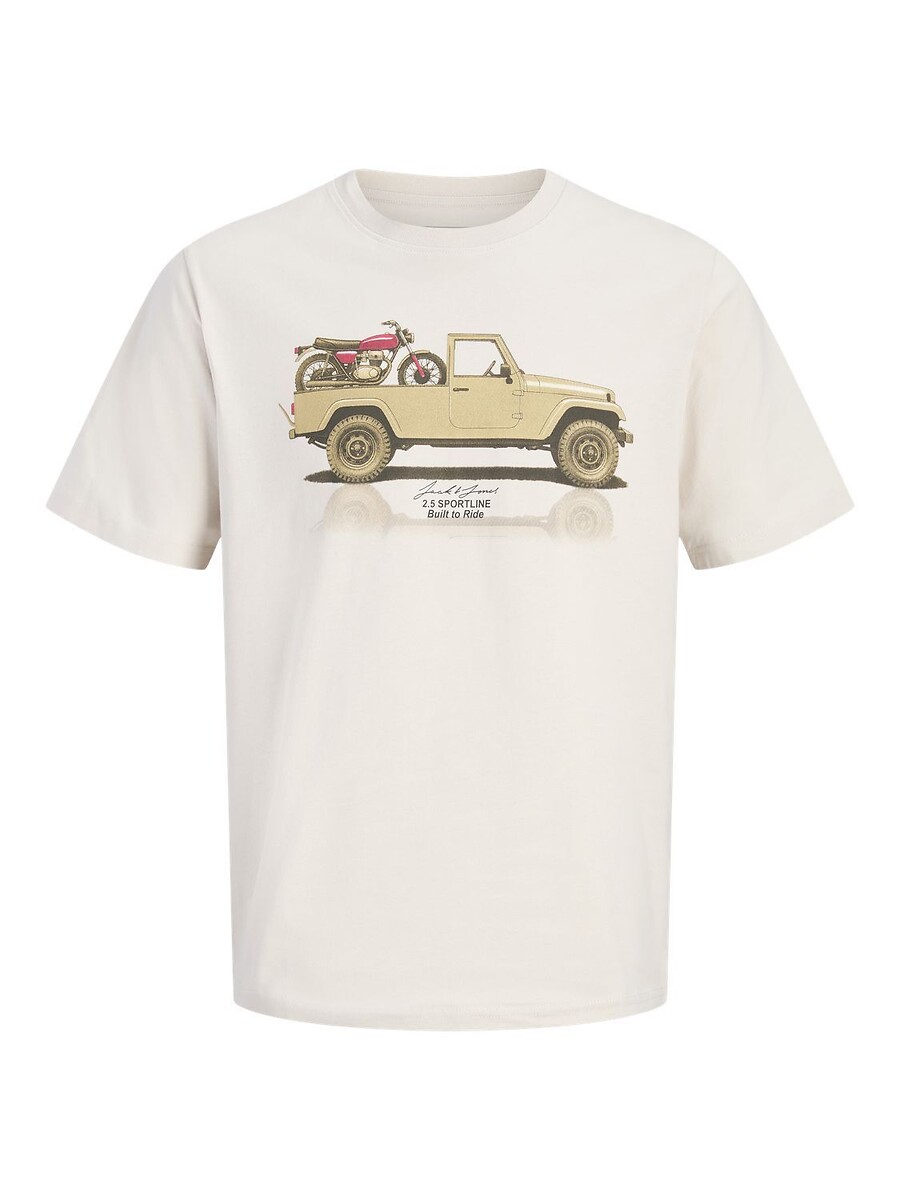 T-shirt met korte mouwen en een pick-up-motief, JACK & JONES