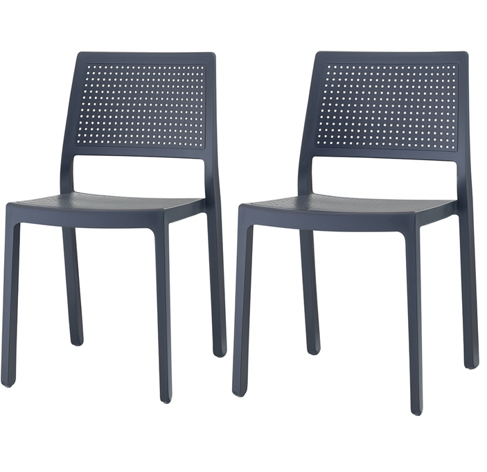 Chaise design empilable (lot de 2), EMI, SCAB DESIGN