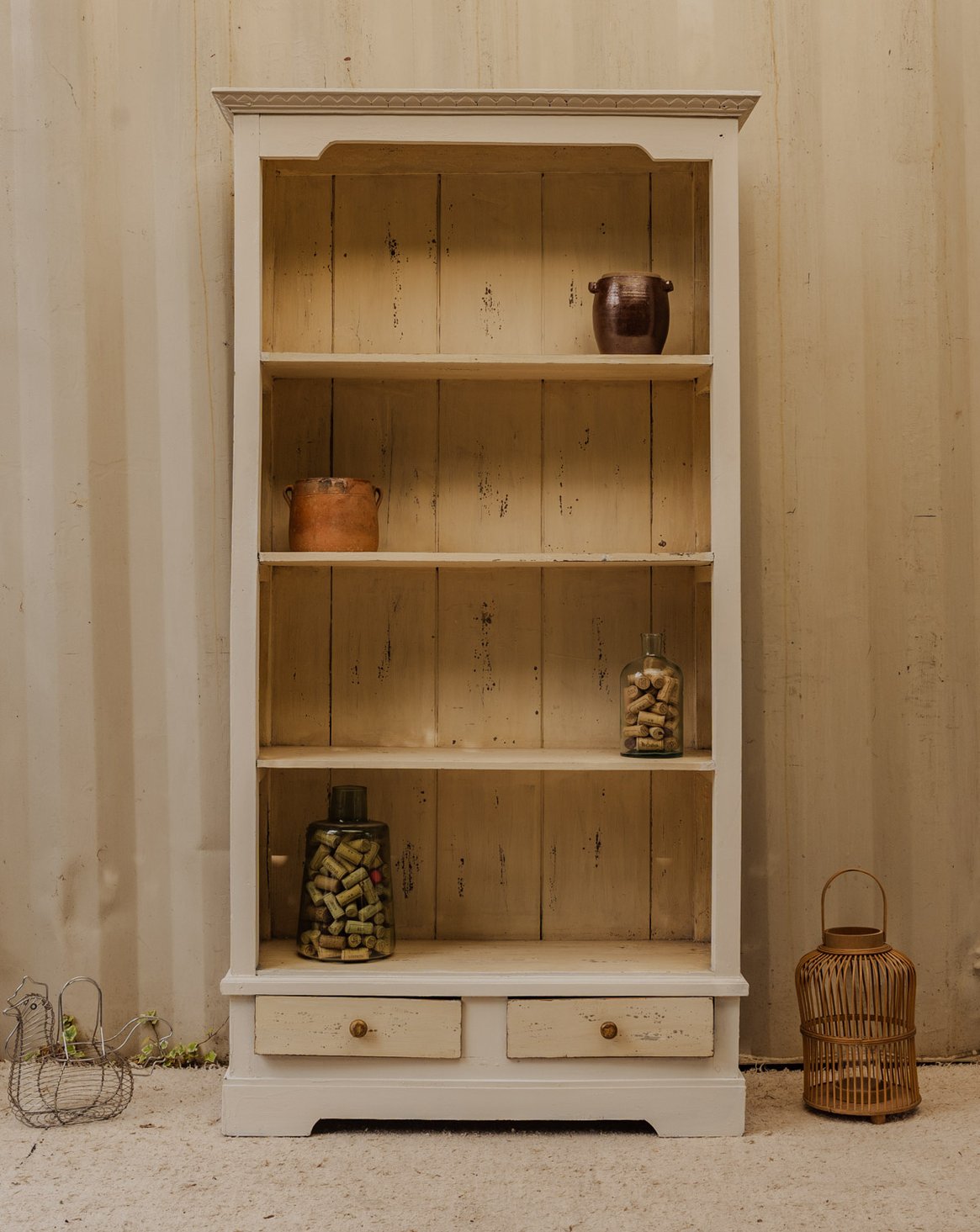 Vaisselier en bois blanc Maximilien N°395 - Bon état, DEBONGOUT