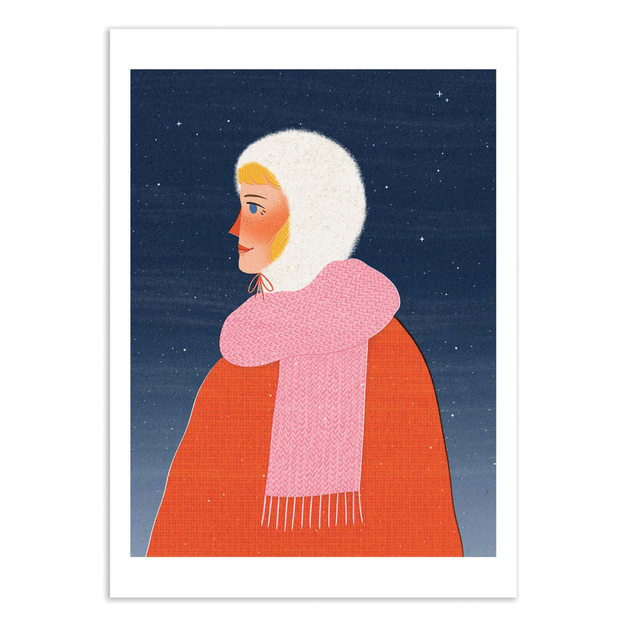 Affiche d'art - Winter Walk Portrait - Julia Leister, WALL EDITIONS