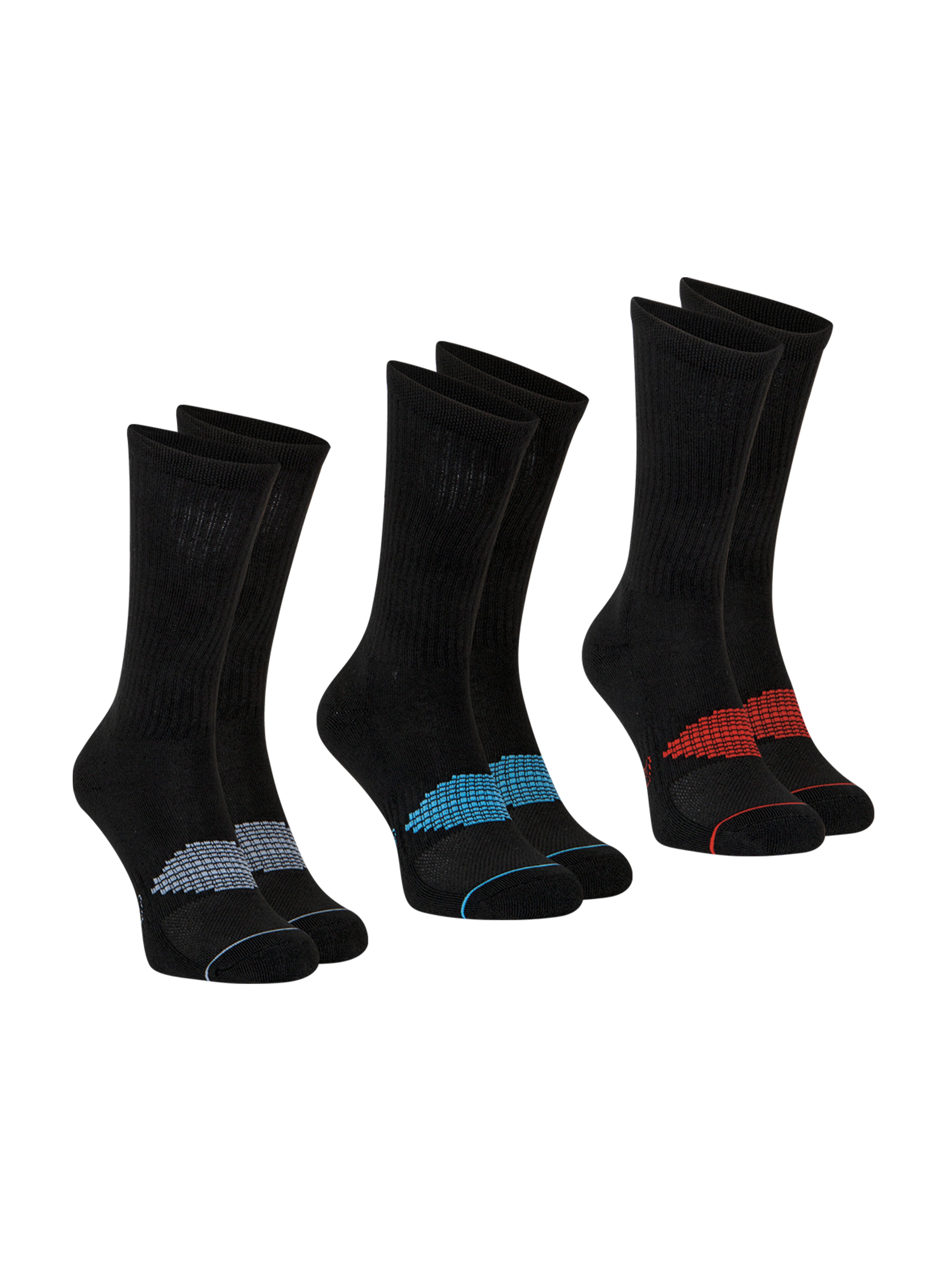 Mi-chaussettes, Lot de 3 paires, TRAINING DRY, ATHENA