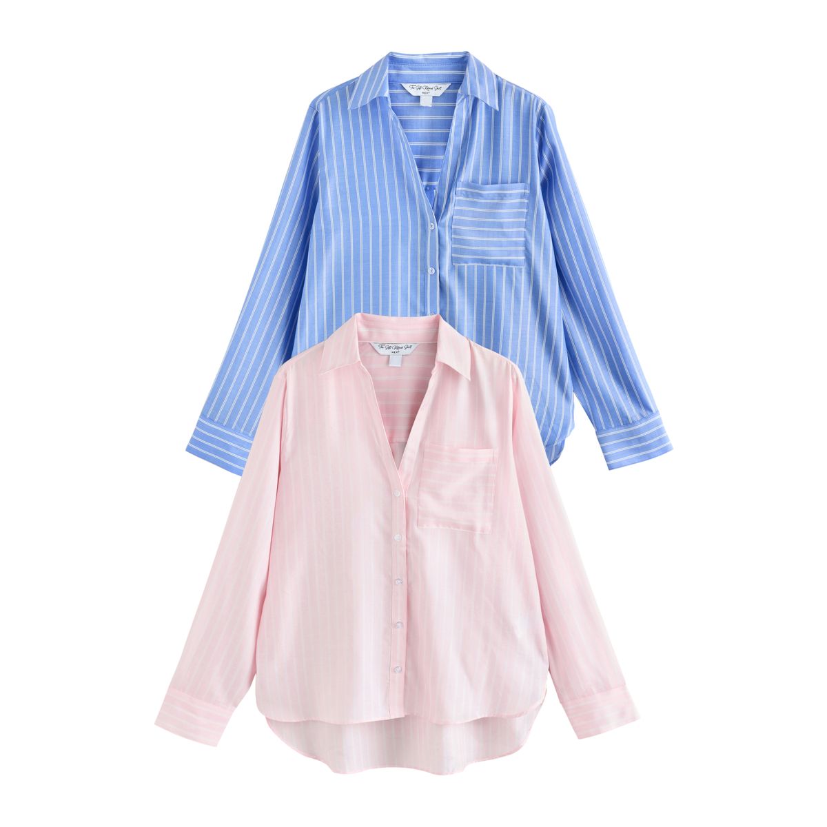 Chemise douce et décontractée col v, lot de 2, NEXT