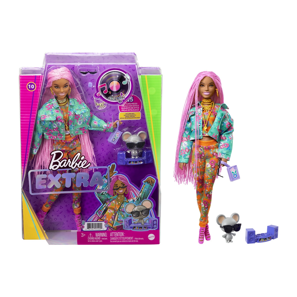 Poupée Barbie - Barbie Extra Souris Dj - Barbie, BARBIE