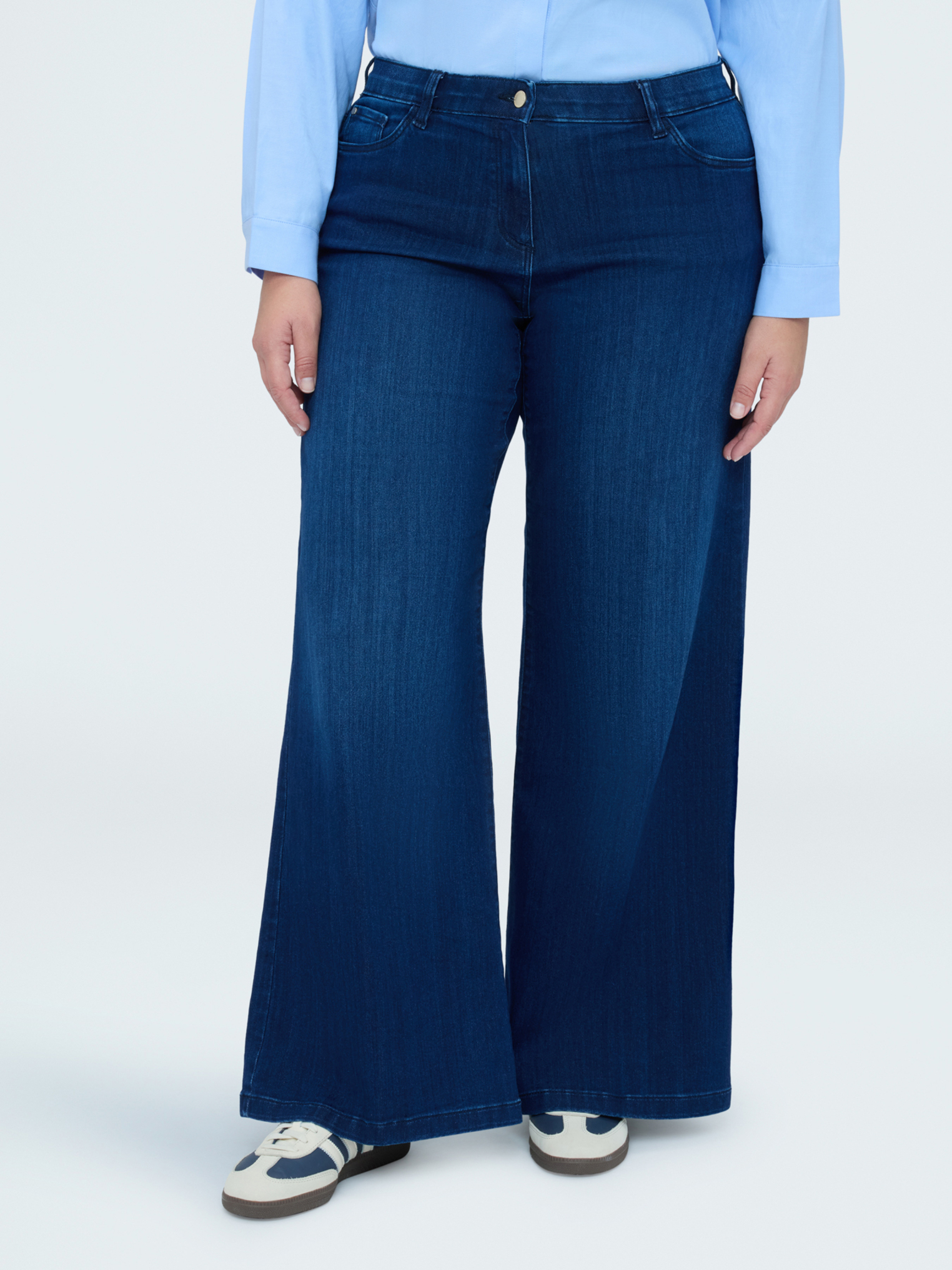 Jean Wide Leg lavage bleu, FIORELLA RUBINO