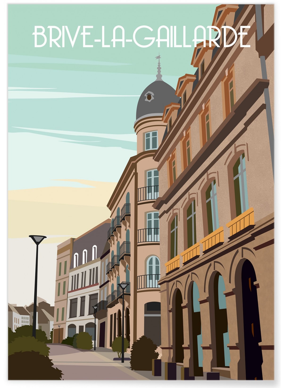 Affiche ville Brive-la-Gaillarde, L'AFFICHERIE