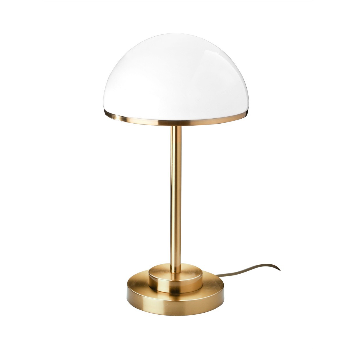 Lampe de table en laiton et verre - COUPOLE, SIGNATURE