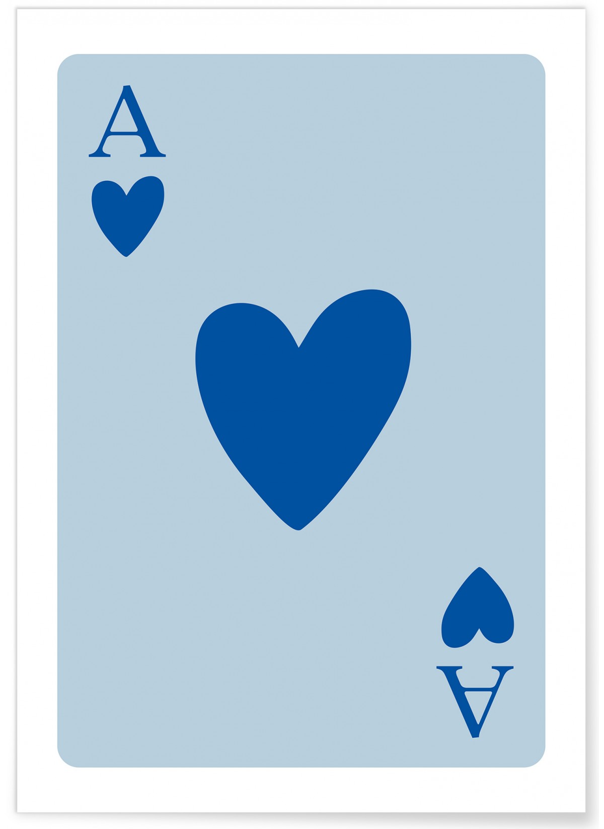 Affiche As de coeur bleu, L'AFFICHERIE