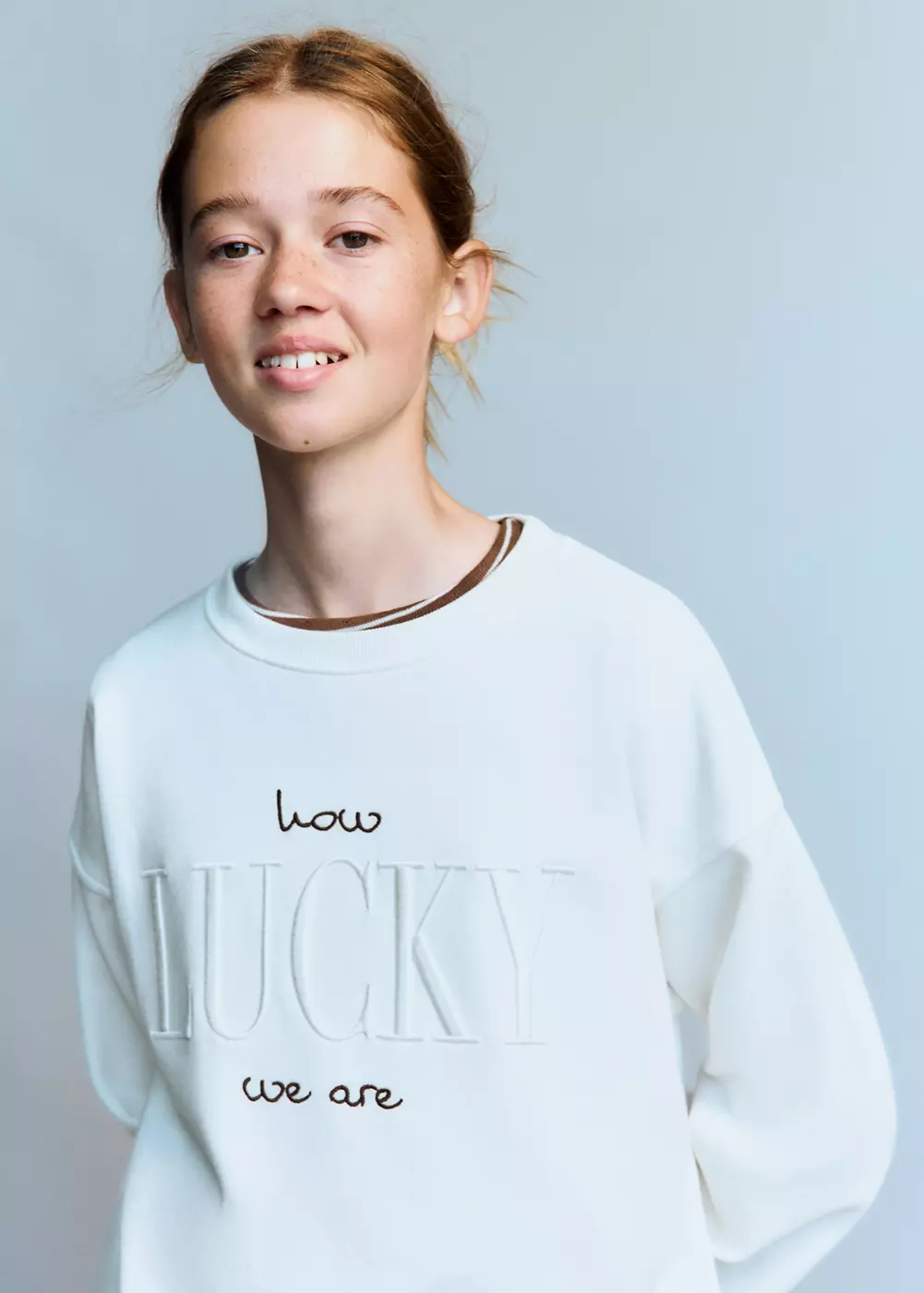 Sweat-shirt détail brodé, MANGO KIDS