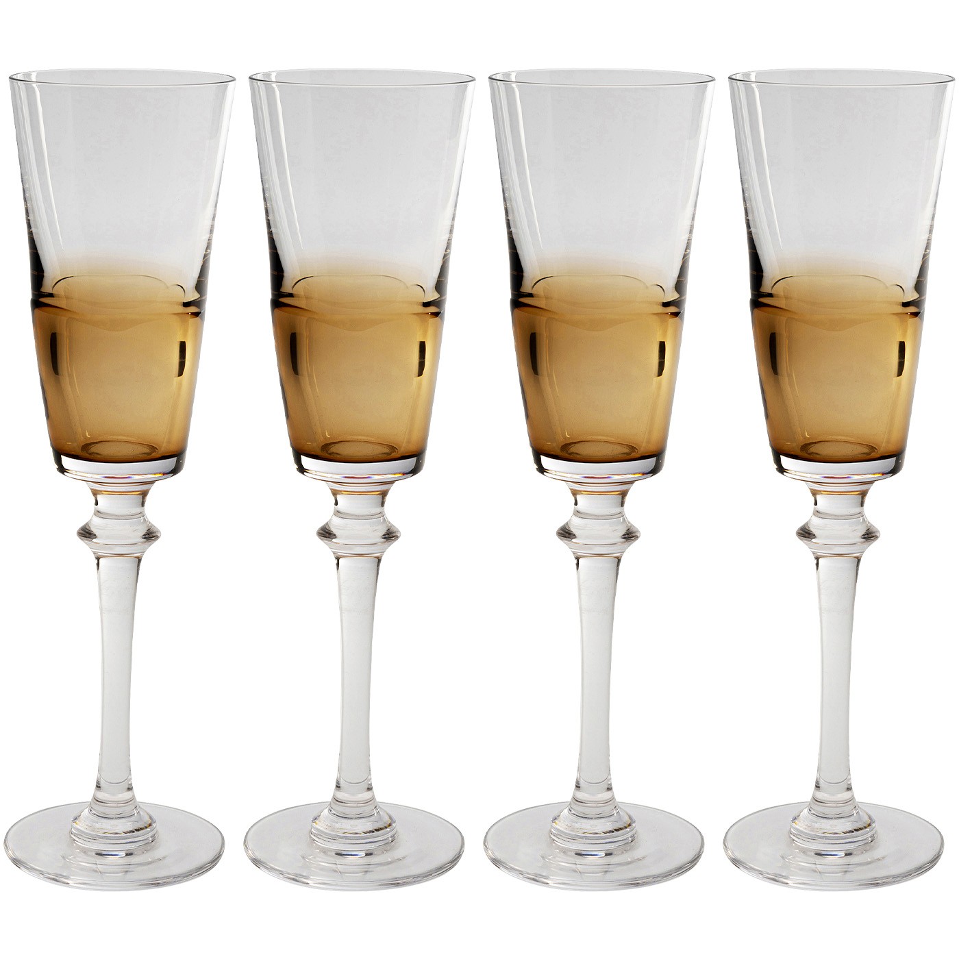 Lot de 4 flûtes à champagne, MIMI, KARE DESIGN