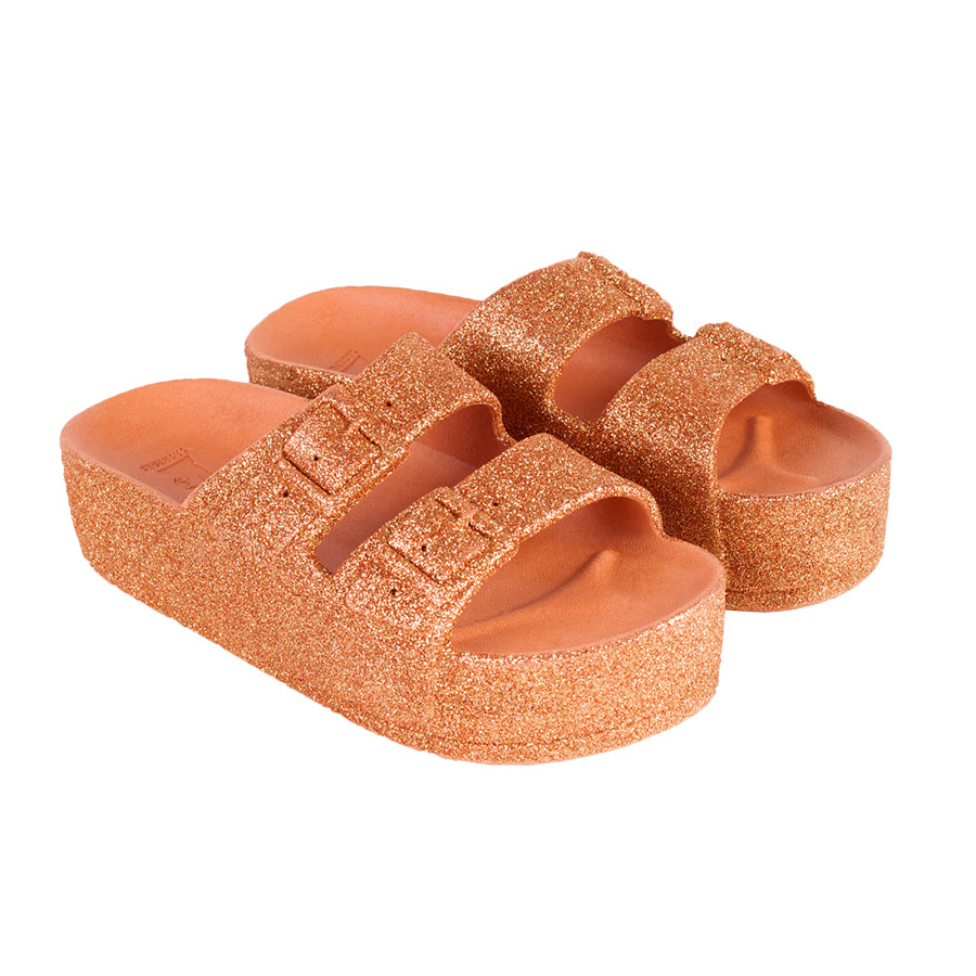 Sandales à paillette compensées Femme CAIPIRINHA GLITTER, CACATOES