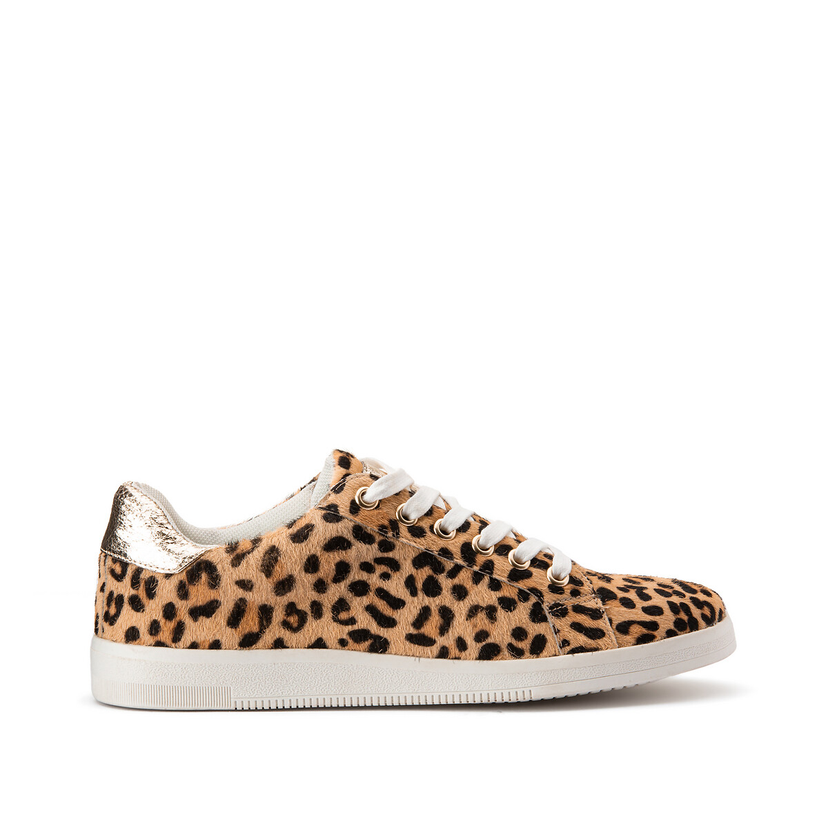 leopard flat heel sneakers