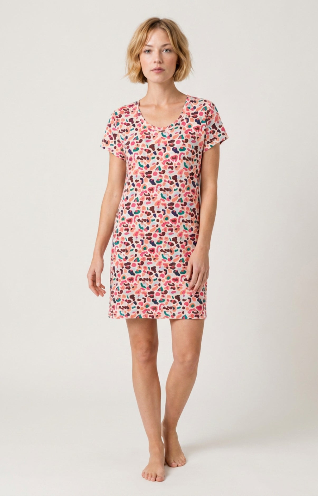 Chemise de nuit en modal imprimé Léopoldine, ARTHUR