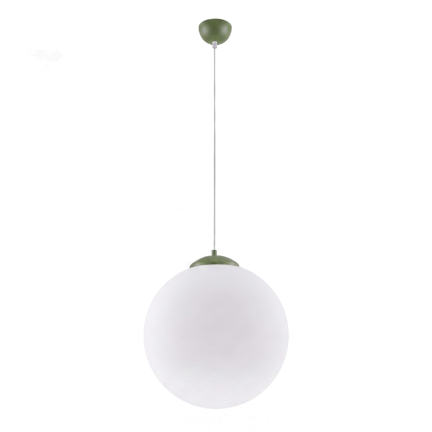 Suspension Acier Vert Olive E27 1 Ugo, EDEN