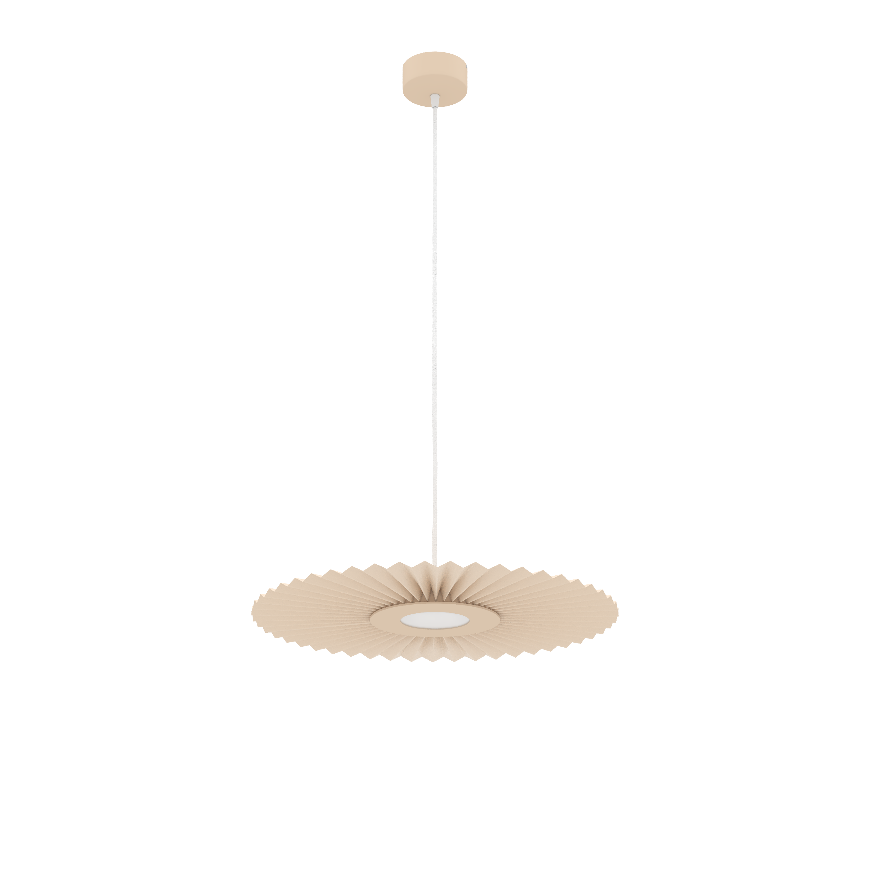 Suspension plafonnier plissée 50 cm, CARMEN, HARTO