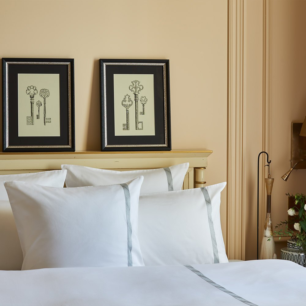 Housse de couette satin de coton SUITE EXECUTIVE, GARNIER THIEBAUT