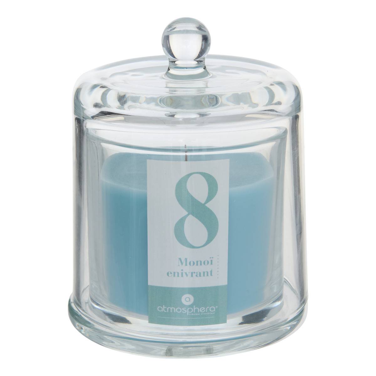 Bougie parfumée 238g sous cloche verre NUMIA, ATMOSPHERA