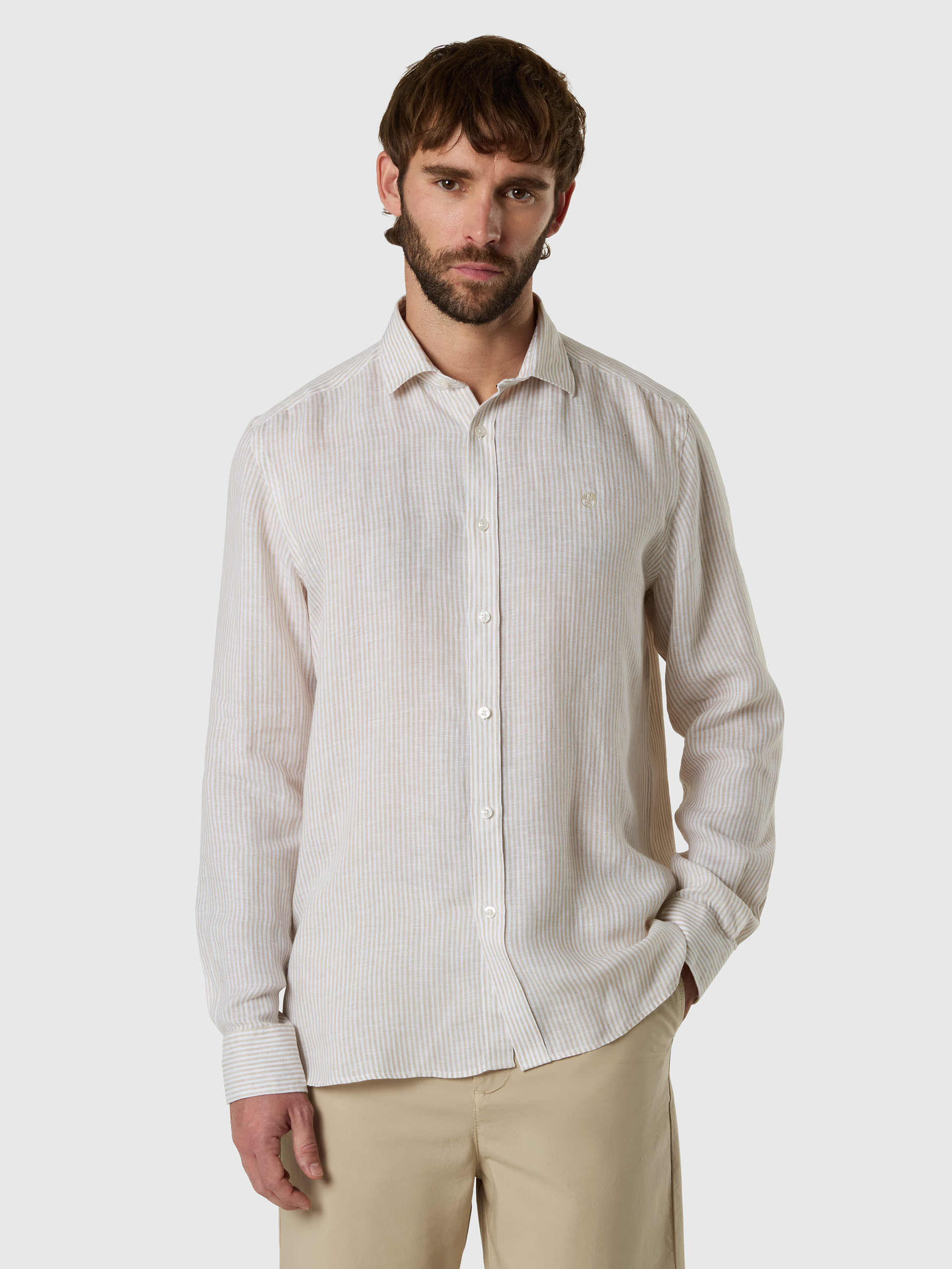 Chemise en lin rayé du Bengale, NORTH SAILS