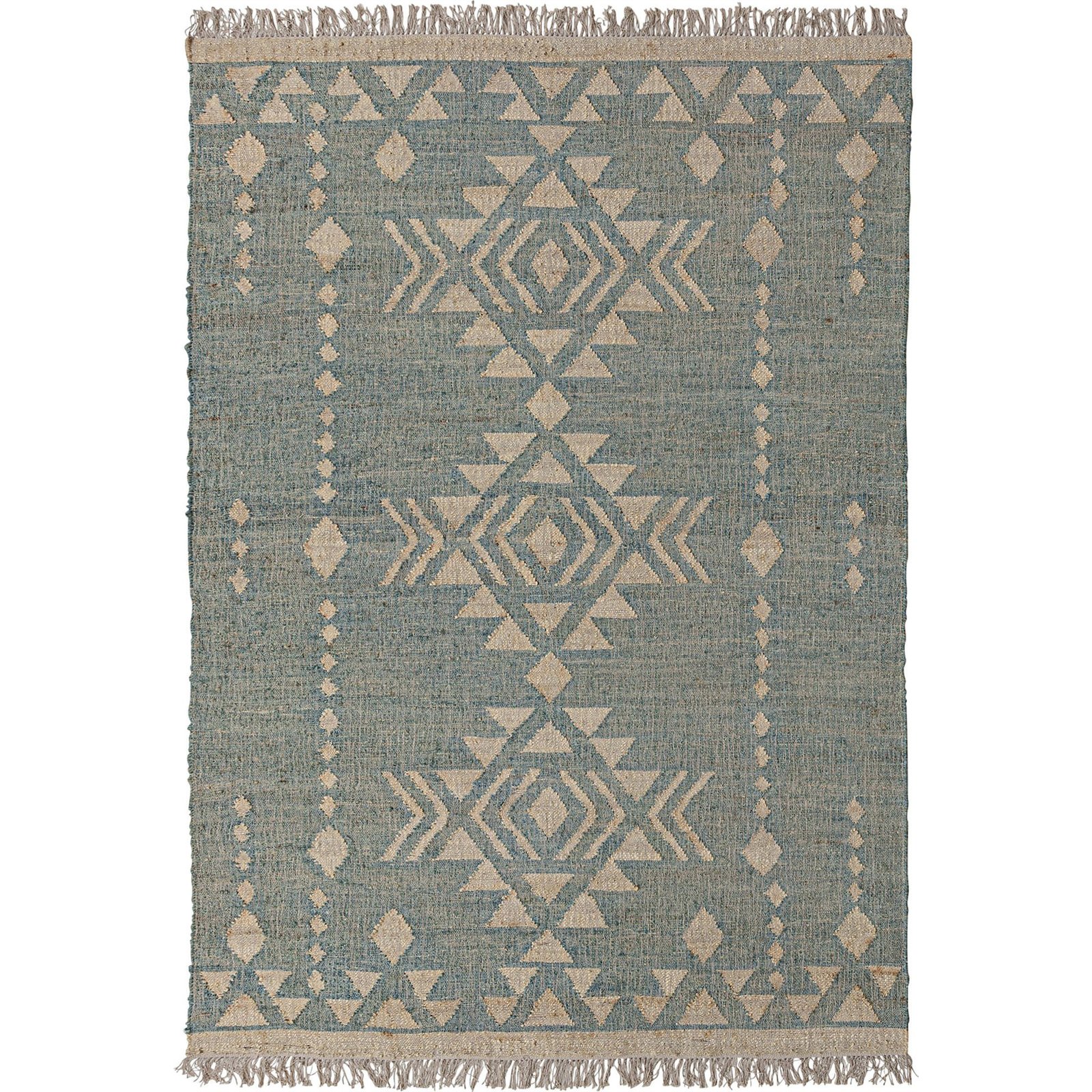 Tapis classique en jute et laine, RECOLLECTION