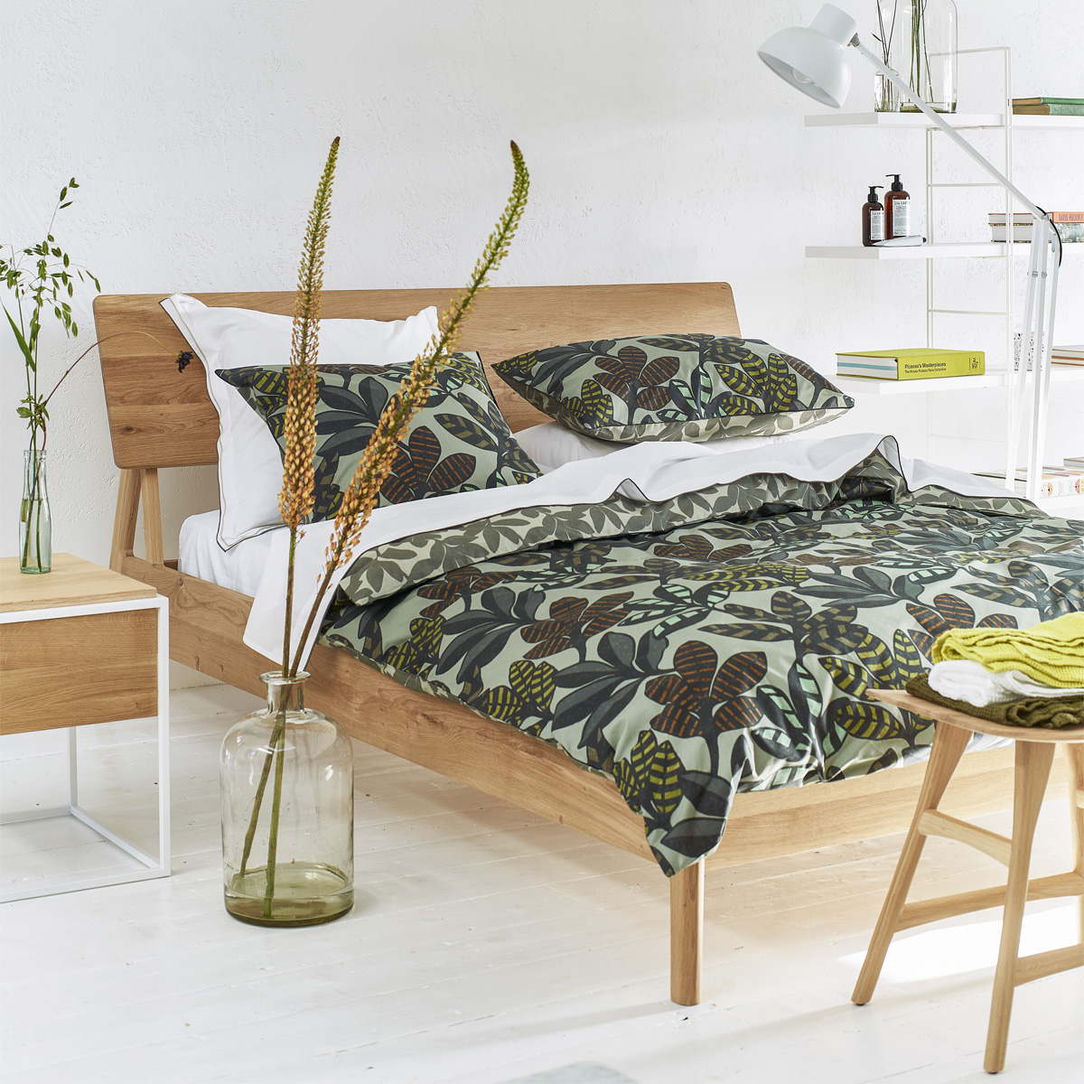 Housse de couette imprimée en percale de coton, TANJORE, DESIGNERS GUILD