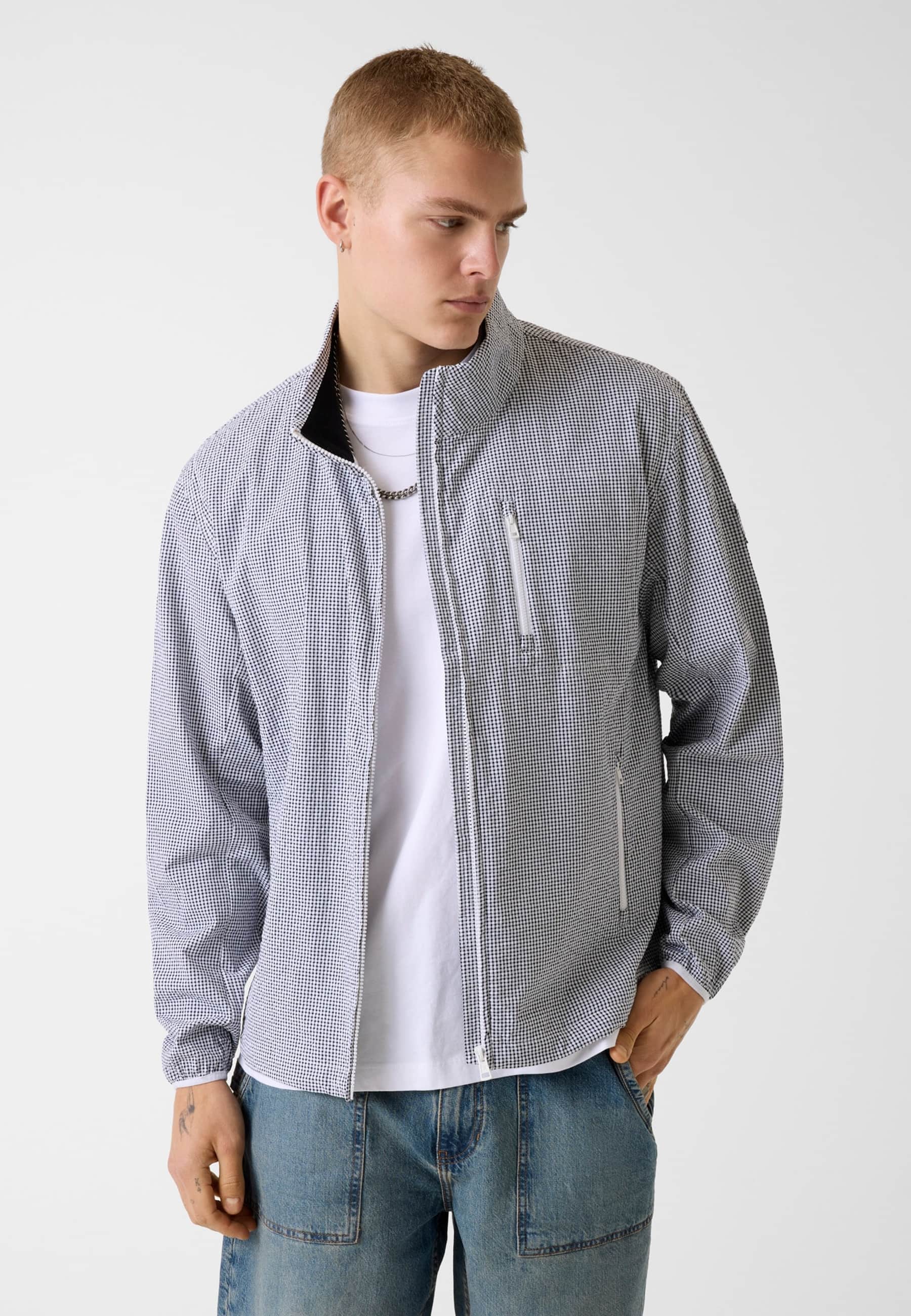 Veste Coupe-Vent Rayée, GUESS JEANS