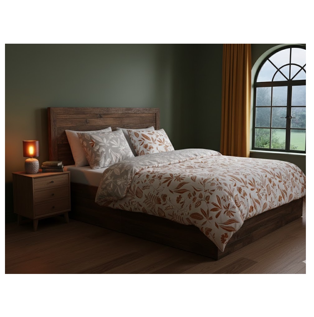 Parure de lit Collection Caylie botanica, EDEN