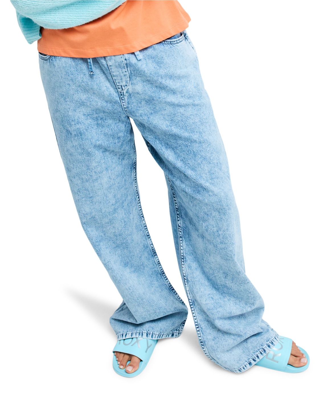 Jean coupe ample SALTWATER MID SUNBLEACHED., ROXY