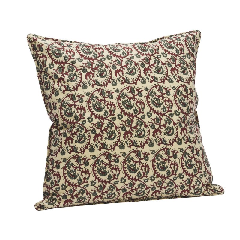Housse de coussin imprimé indien coton, MADAM STOLTZ