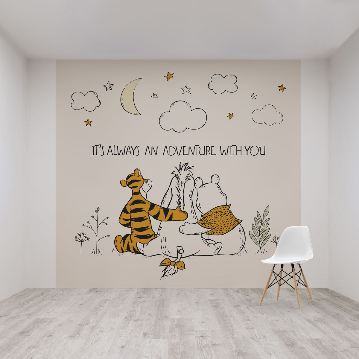 Fresque Panoramique Winnie L Ourson Et Ses Amis Couleur Multicolore Disney La Redoute