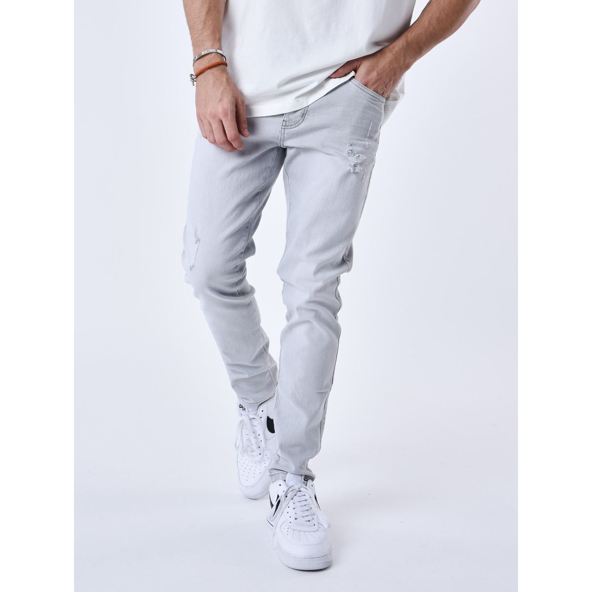 Jeans homme gris discount clair