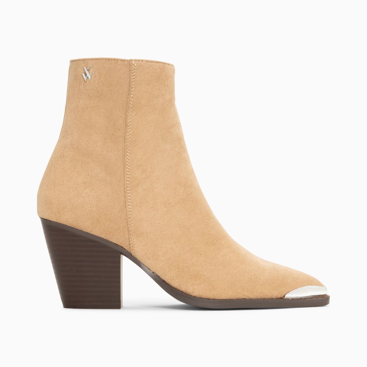 Bottines western best sale femme beige