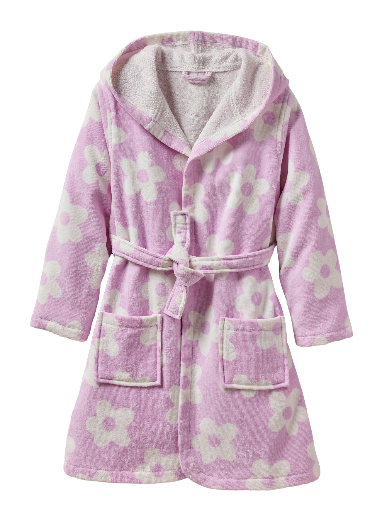 Peignoir de bain MARGUERITE, avec coton recyclé, VERTBAUDET