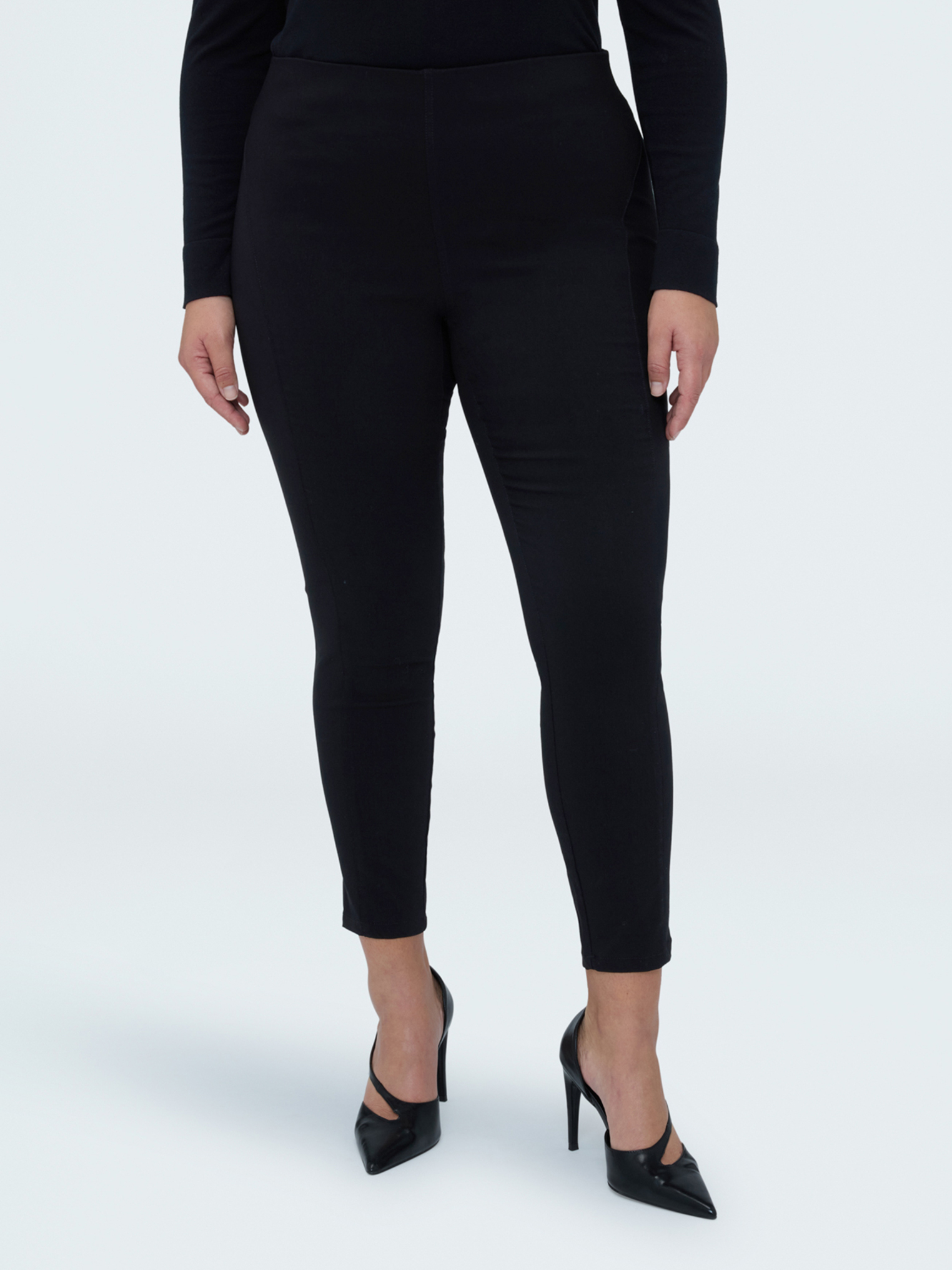 Pantalon Jeggings avec élastique à la taille, FIORELLA RUBINO