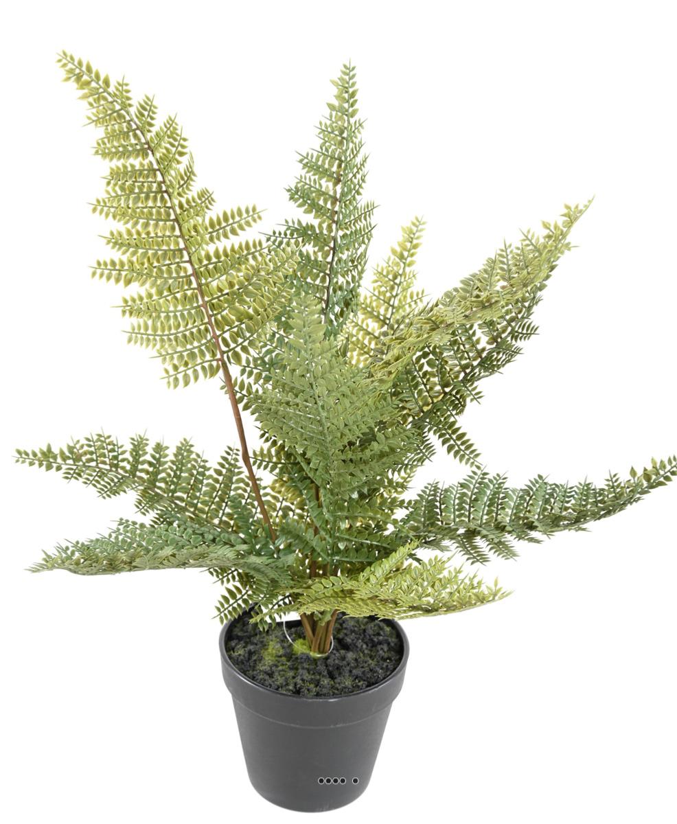 Fougère artificielle en pot H 45 cm, ARTIFICIELLES