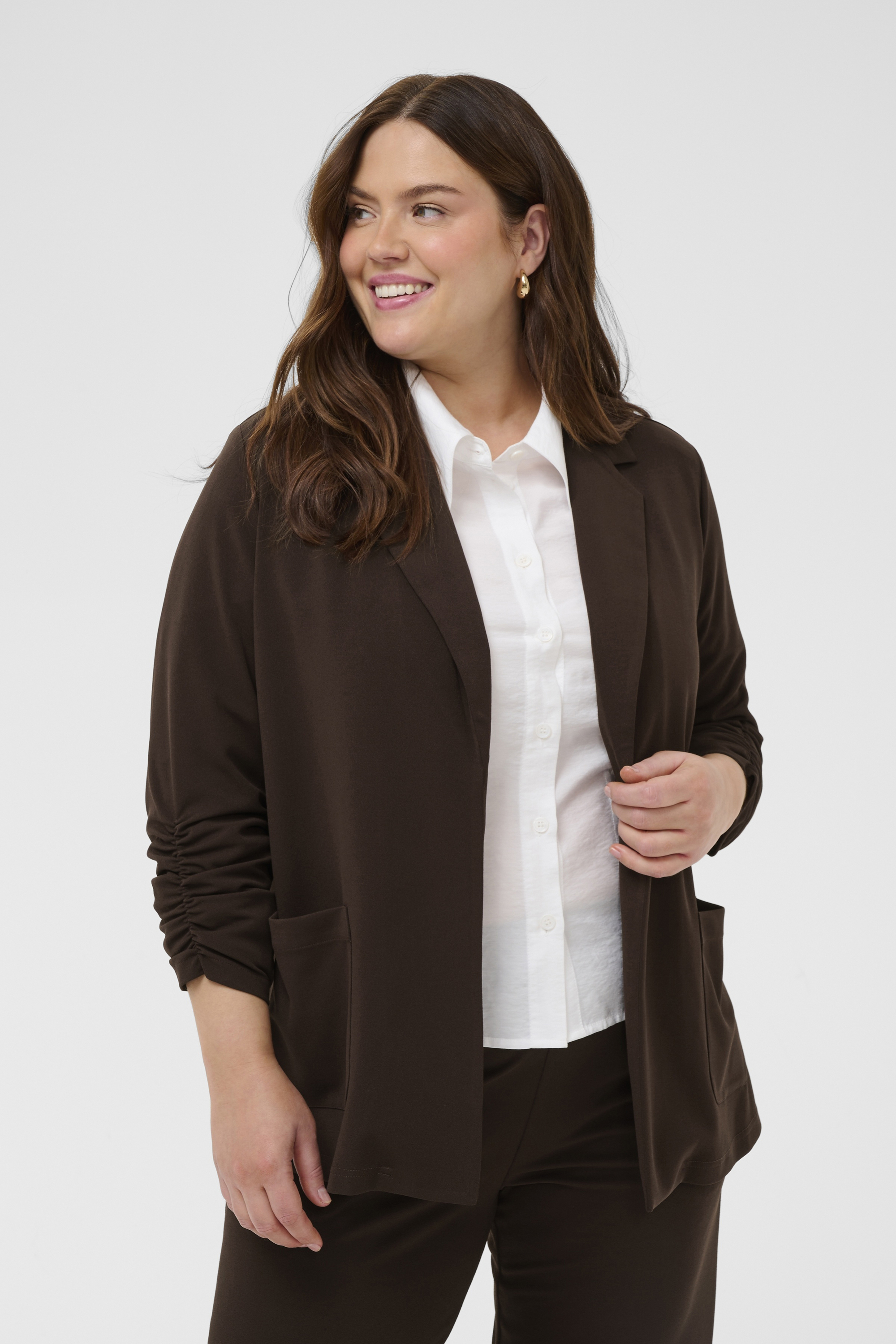 Blazer, KAFFE CURVE