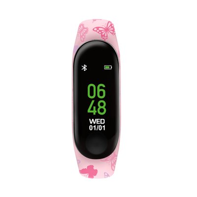 Kids Tikkers Series 1 Pink Butterfly Fitness Tracker Watch TIKKERS