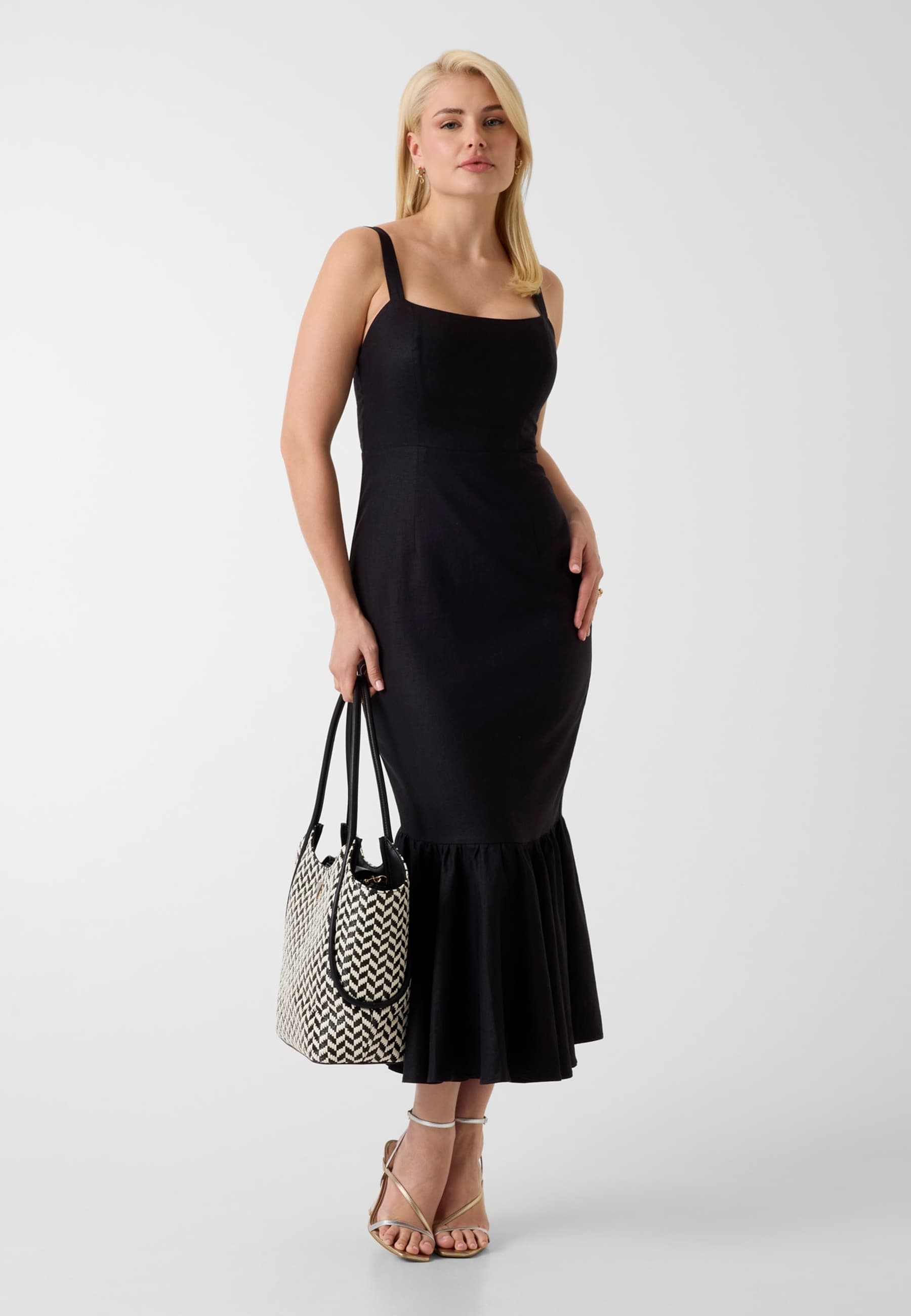 Mélange De Lin Dress, GUESS